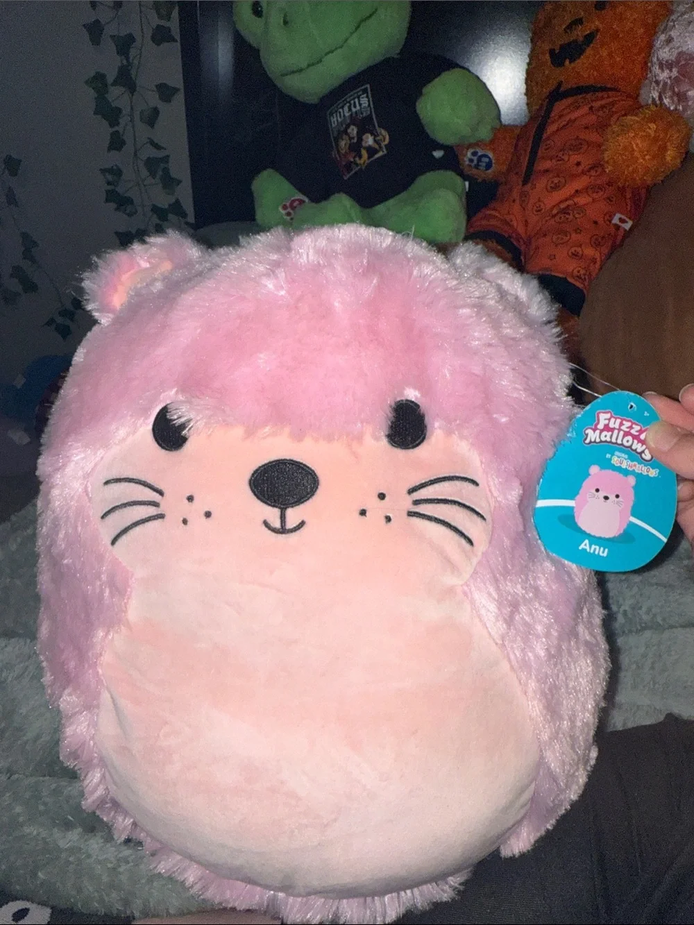 Squishmallows Pink Plush Anu Cute Animal Stuffed Toy